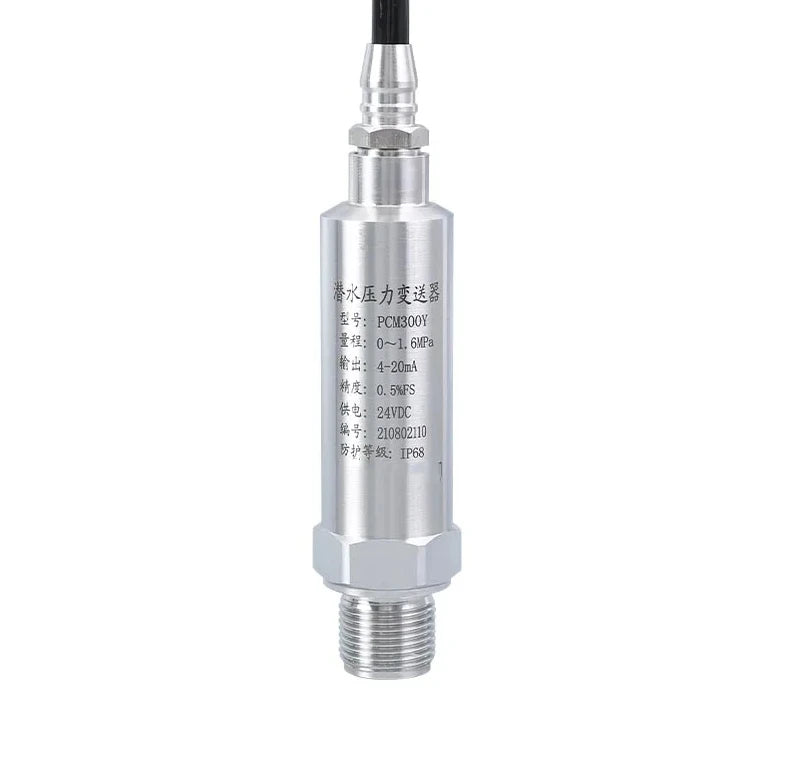 IP68 protection Level Submersible Type Pressure Transmitter 4-20mA PCM300Y High-precision Marine Waterproof Pressure Transmitter