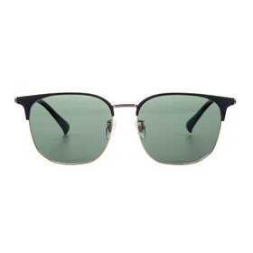 Luxury Brand Designer Vintage Square Titanium Sunglasses for Women and Men Polarized UV400 Sun Glasses with Gold Silver Frames