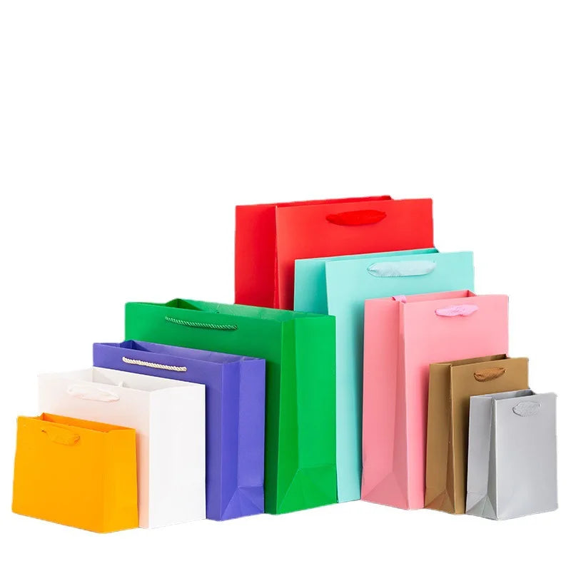 Custom Luxury Kraft Paper Bags Reusable and Recyclable for Craft Candle Shopping Packaging Design with Custom Logo Branding