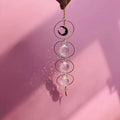 Healing Crystals  Wind Chimes SunCatcher Stones Prism Hogar Hanging Crafts Pendant Suncatche