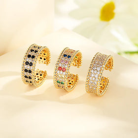 Hd Jewelry Enchanting Hues Wholesale Color Zircon Rings Jewelry Women Vivid Fashion Jewelry Unleashed