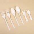 Manufacturer Cornstarch Cutlery Cornstarch Spoon Thickening Degrades 6 7 Inches Disposable Cornstarch Spoon for Ice Cream Fruit