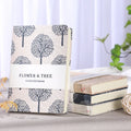 Custom A6 B6 Hardcover Notebook Promotional School Supply with Flower Printed Cloth for Students and Diary Use