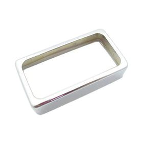 Open Style LP Humbucker Pickup Nickel Silver Cover in Chrome Color for Guitars