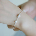 Personality New Art 925 Sterling Silver Jewelry Female Simple Bar Cute Puppy High-quality Popular Bracelet