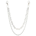 Men's & Women's New Style Infinity Symbol Waist Chain Cool Versatile Hip-hop Style Metal Body Jewelry for Party & Gift