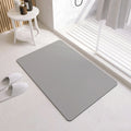 Feepop Customized Comfort Eco-Friendly Absorbent Soft Rubber PU Non-Slip ISO Certified Classic Design Bathroom Mat
