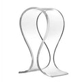 Custom Clear Acrylic Portable Headphone Display Rack Eco-Friendly Modern Style Recyclable Earphone Stand