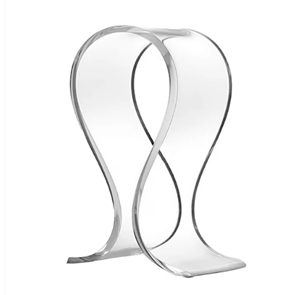 Custom Clear Acrylic Portable Headphone Display Rack Eco-Friendly Modern Style Recyclable Earphone Stand