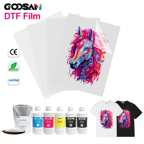 Goosam Best Xp600 Dtf Pet Film Hot Peel Glossy Sheets 13x19 A3 A4 t Shirt Dtf Film for Dtf Printer Transfer Printing