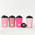Half a Million 12oz 380ml Reusable Coffee Cup Travel Mug Insulated Thermal Stainless Steel Metal Mug Tumbler Cold Hot Coffe