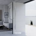 European Modern Entry White Aluminum Pivot Door Aluminum Sheet Metal Entry Doors Aluminium House Main Door