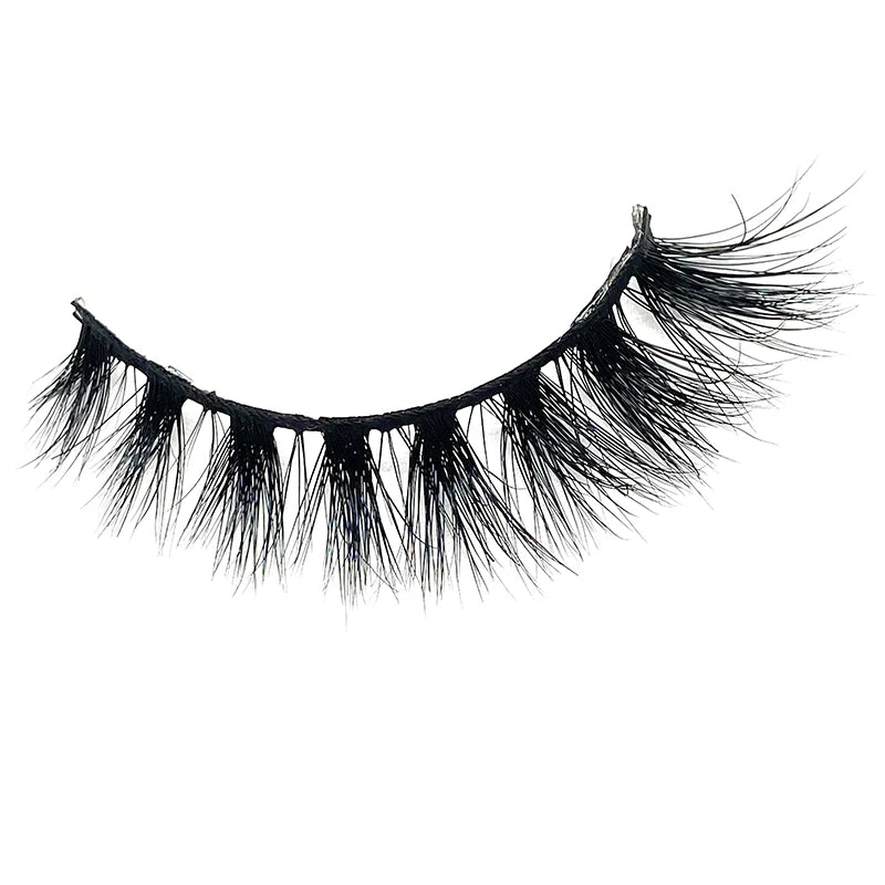 Wholesale High Quality False Eyelashes Handmade Natural 3D Mink Eyelashes Premium Mink Full Strip Eyelashes