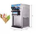 EU warehouse Flash Sale 3 flavor 18L/H Soft Ice Cream Machine Commercial Ice Cream Making Machine for Sale
