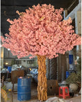 Silk Cherry Blossoms Flower Tree Plastic Decoration with Elegant Design