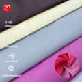 210D Nylon6 Oxford Fabric Water-repellent and Tear Resistant for Bag Nylon Oxford Fabric