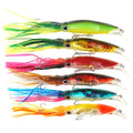 Wholesale 14cm 40g Lifelike Octopus Squid Fishing Lures Soft Saltwater Artificial Bait with Treble Hook for Trolling Jigging