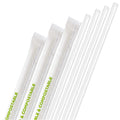Hot Drinking Straw Environmentally Friendly Biodegradable Pla Straw Disposable Straw 6mm Diameter 200mm Length for Bar Party
