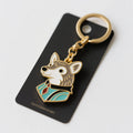 Custom Silver Matt Black Metal Shape Enamel Logo Car 3d Key Chain Soft Enamel 2d Anime Logo Keychain