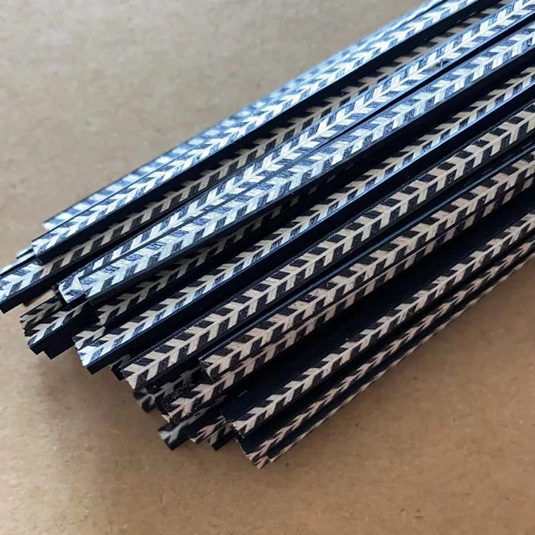C-61 880x3.5x1.5mm Wood Strip LUTHIER PURFLING BINDING MARQUETRY INLAY Guitar Binding for Guitar Accessories