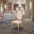 Senior Design Hotel Banquet Wedding Chair with Comfortable Cushion Back Stainless Steel for Parties Events Living Room China