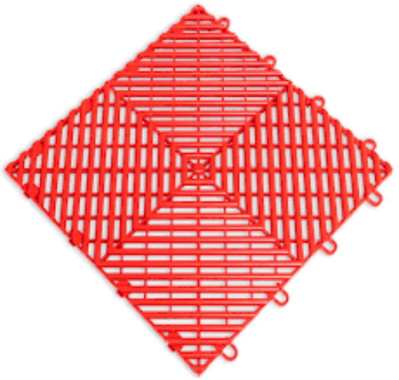 Vinyl Flooring Garage Workshop Tiles Modular Anti-Slip PP PVC Indoor Drain Grate for Car Wash Shop