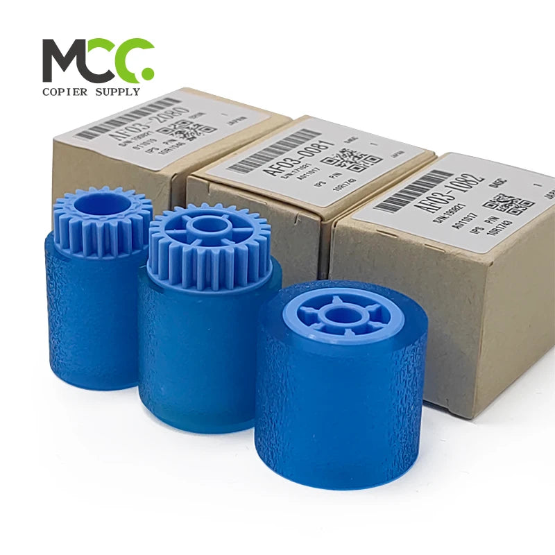For Ricoh Aficio 1050 2051 2060 2075 MP 6000 7000 7001 7500 7502 8000 Compatible Blue Pickup Roller AF030081 AF031082 AF032080