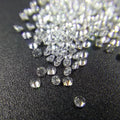 Synthetic White Diamonds Small Size 0.8mm 2.9mm Price Per Carat Melee Diamonds DEF VVS VS HPHT CVD Lab Grown Diamond