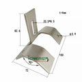 Solar Photovoltaic Project Installation Clamp for Trapezoid Style Metal Roof Mounting Bracket
