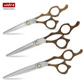 Professional MIZUTANI Hair Scissors with Japan VG10 Wooden Handle Barber Scissor Hairdressing Cutting Shears for Salon
