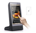 Innovative Restaurant Table Stand Android Order Advertising Digital Menu Food Drinks Brand Display Tablet Kiosk Media Player