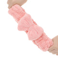 High Elastic Fleece Spa Headband Wrist Washband Set Facial Makeup Hair Band for Face Wash Bath Headbands