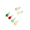 AA016135 Hot Selling Women Jewelry Diy Charms Pendant Earring Making Faceted Water Drop Charms Pendant