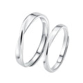 Fashion Lover Rings Real 925 Sterling Silver Wedding Rings Couple Engagement Rings for Valentine'S Day Present