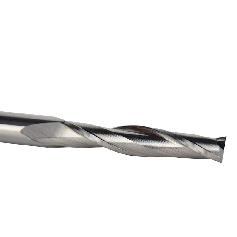 Weix Manufacturing Solid Carbide 2 Flutes Spiral End Mill CNC Milling Cutting Woodworking  Finishing Cutter