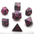 HS Acrylic Blue Cats Pattern RPG Dice Set for Polyhedral DND Dungeons and Dragons Games