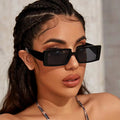 2022 Jiuling Eyewear Fashion Cheap Plastic Square Sun Glasses Custom logo Retro Uv400 Vintage Rectangle Sunglasses