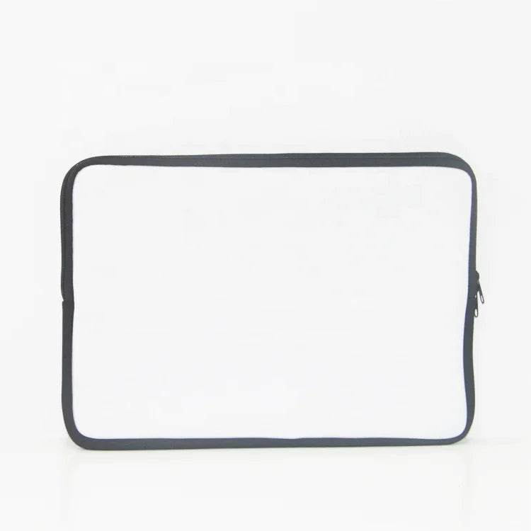 13 Inch Plain White Blank Neoprene Laptop Bag Sleeve for Sublimation