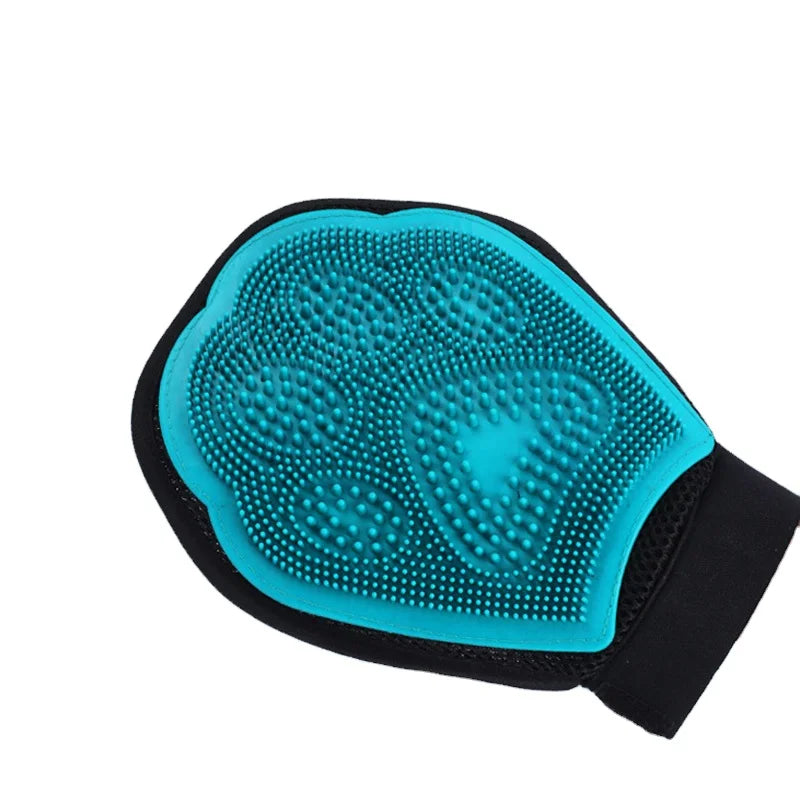 Pet Massage and Cleaning Dog Hair Remover Brush Gloves Pet Grooming Gloves