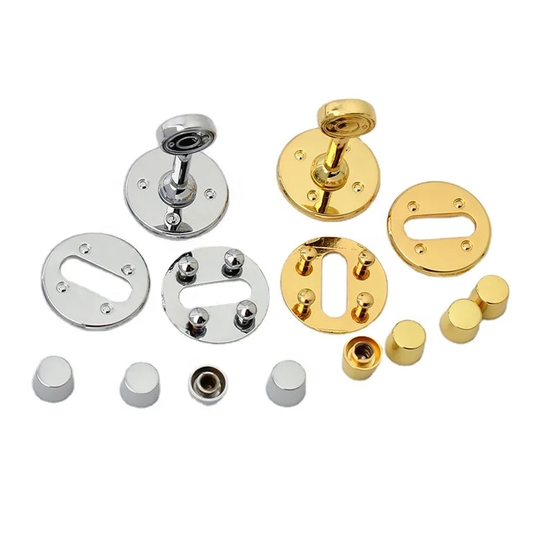 Nolvo World Luxury 2 Colors Gold Chrome High Quality Wholesale Custom Cheap Polished Hardware Luggage Accessories Combination
