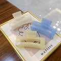 8.5cm Korean Ins Style Translucent Elegant Big Hair Accessories China Rectangle Hair Claws Clip Candy Jelly Crystal Hair Claw