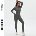Women Leggings and Long Sleeve Shirt Women's Sets Strength Training Sportswear High Waist Yoga Sets