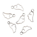 Charms Cloud Angel wings 17x8mm Handmade Making FitVintage Tibetan Silver Color PendantsDIY for Bracelet Necklace