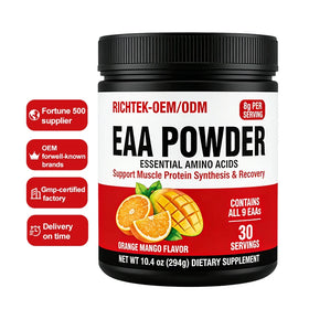 Factory Supply OEM/ODM Muscular Augments Private Label Essential Amino Acids EAA Powder