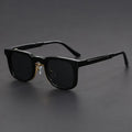 Retro square Sunglasses Women 2024 New Green Hip Hop Sunglasses Men Premium Custom logo
