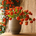 A-L001 Hot Selling Artificial Flower Ranunculus 3 Heads Dew Lotus Home Living Room Artificial   Flower Decoration
