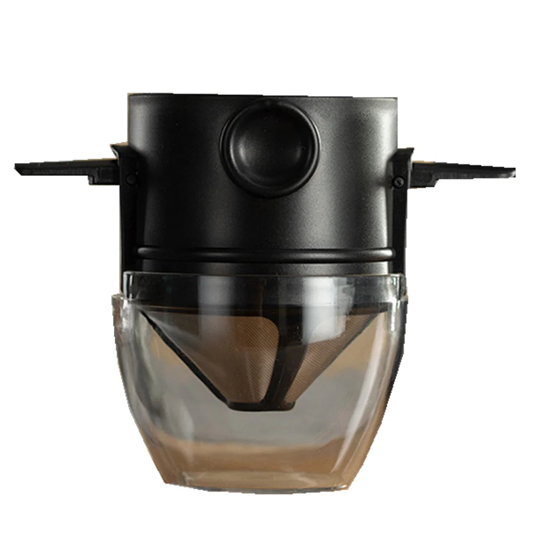 Stainless Steel Machine Household Reusable Coffee Filter Maker Mesh Holder with Hanging Ear Coffee Infuser