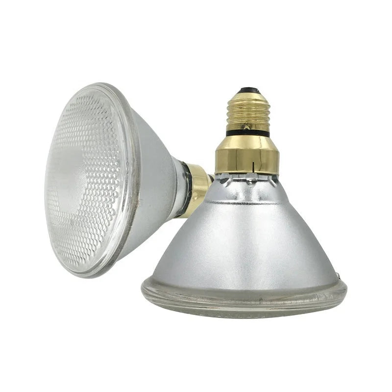 Clear Waterproof Glass PAR38 Heating Lamp 100w 150w 175W Piglet Farming Heat Lamp Near Infrared Heating Light Bulb for Pig Farm