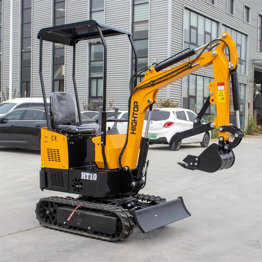 Hydraulic Crawler Micro Digger Small Excavator 1 Ton Compact Mini Excavator for Sale