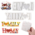 Letter Mold Epoxy Alphabet Silicone Resin Molds for Art Craft Decoration Jewelry Keychain